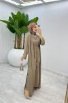 Toprak Premium Sofia Abaya Takım Tesettür Giyim